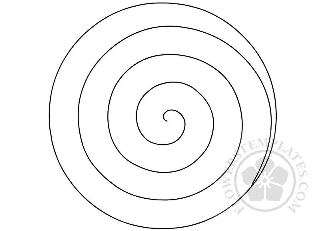 Printable Spiral Template